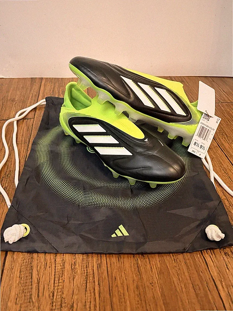 Men’s Size 8.5 Adidas Copa Pure 3 Elite Laceless FG Soccer Cleats JH6302 NEW