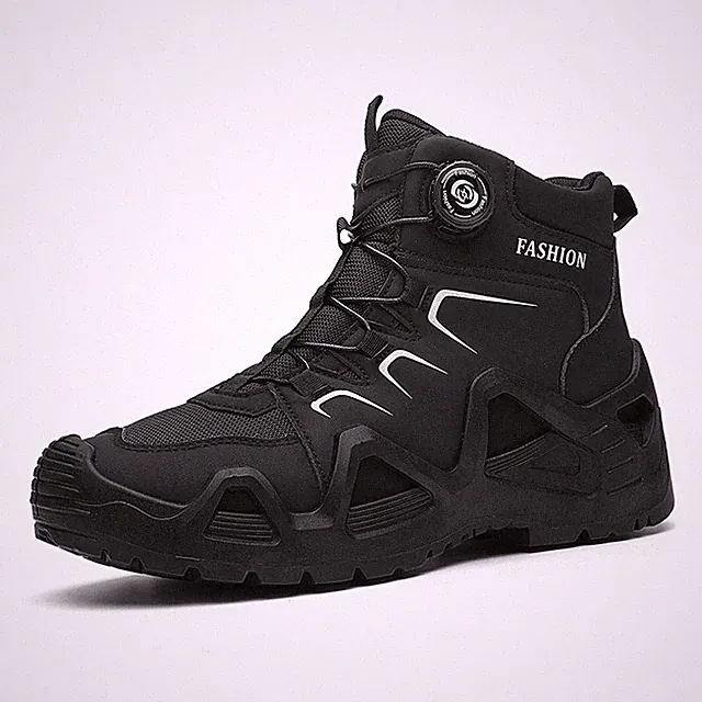 Men's Sneakers Steel Toe Safety Anti-smash Protective Boots Work Hiking Shoes