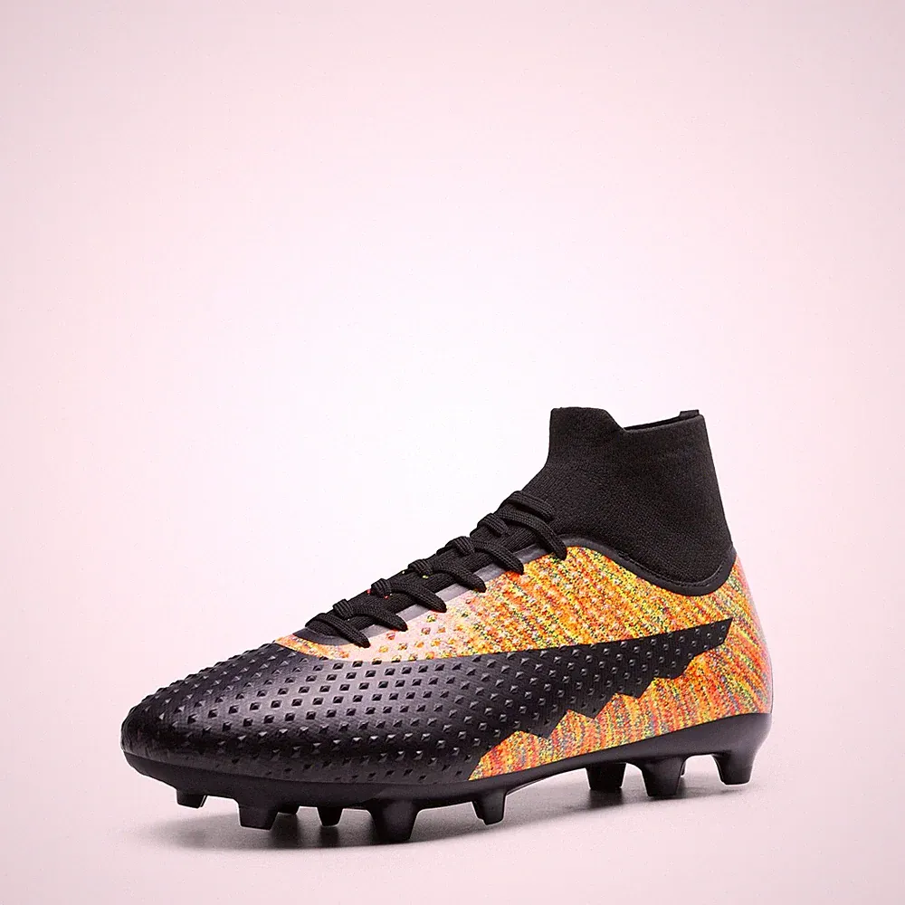 Men's Soccer Cleats Lightweight Football Cleats Professional Training High-to...