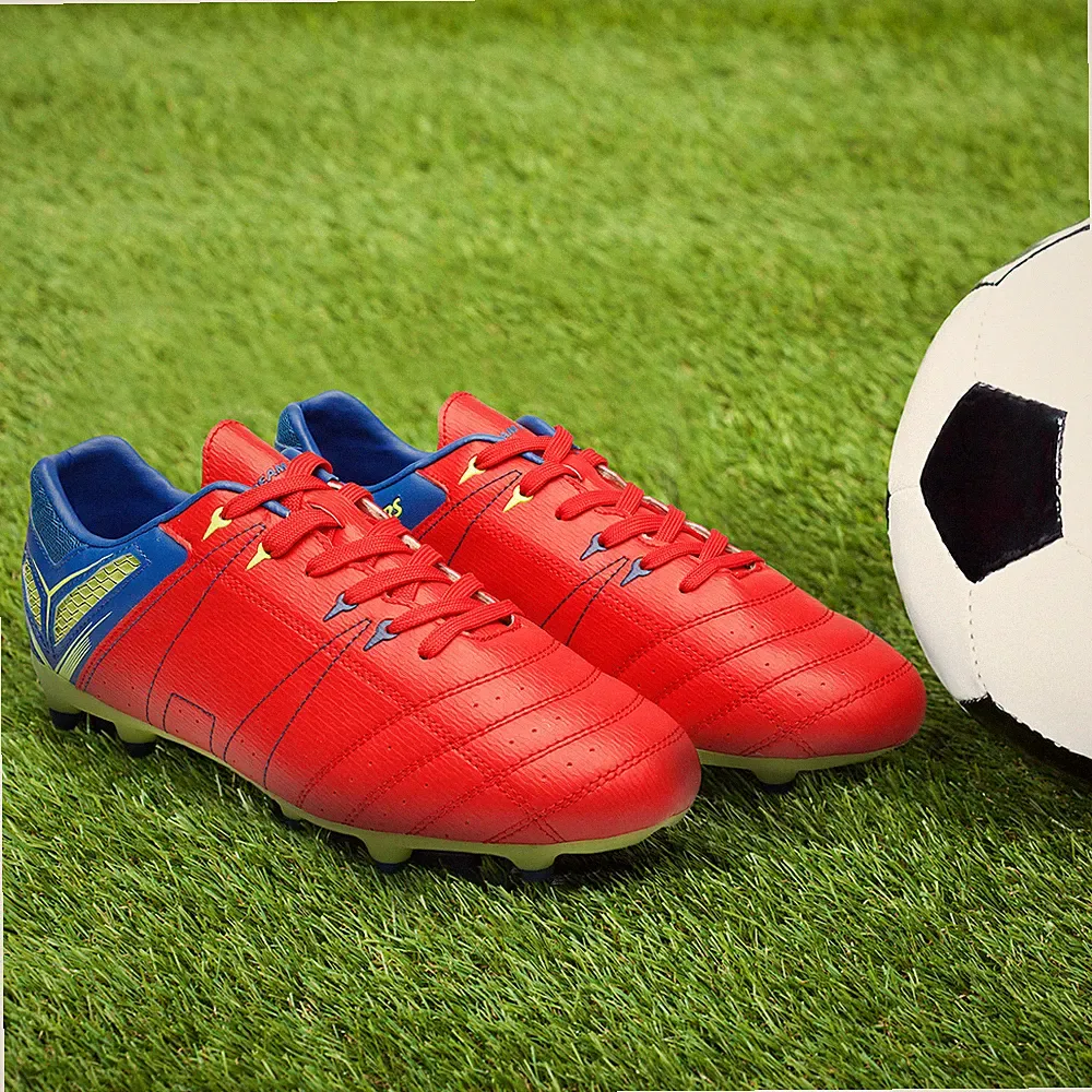 Men's Soccer Shoes Sports Flexible Athletic Lace Up Lightweight Cleats Football