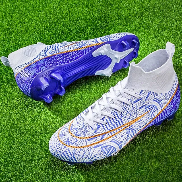 Men's Unbranded Soccer Cleats High-Top Athletic Football Shoes