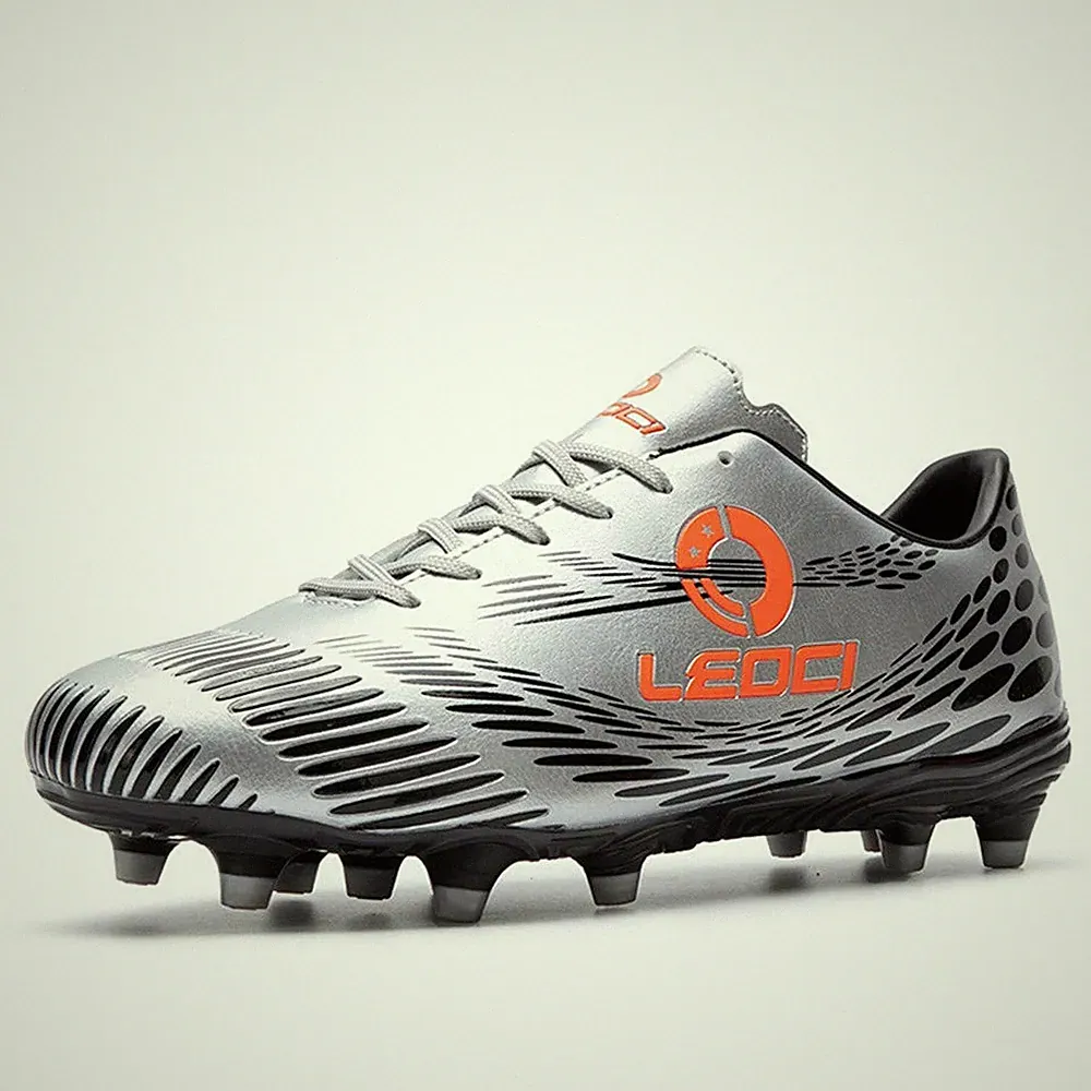Men's Women's Firm Ground Soccer Cleats Outdoor/Indoor Boys Girls Professiona...