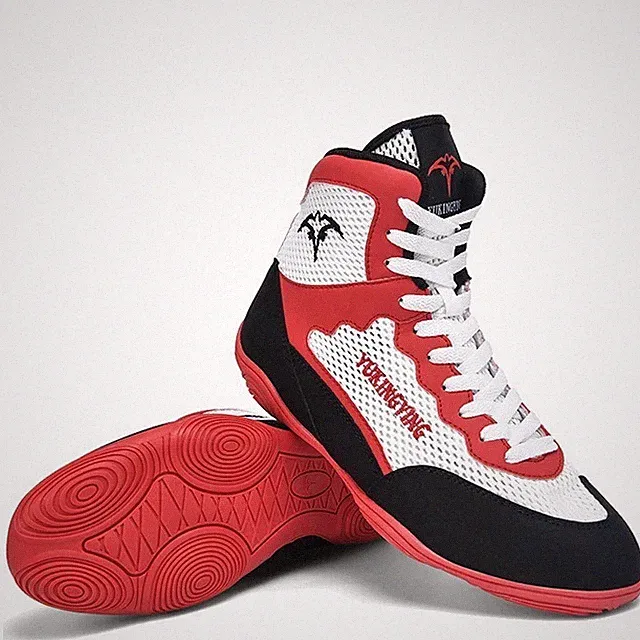 Men's Wrestling Boots Professional Boxing Shoes Indoor Figthing Squat Sneakers