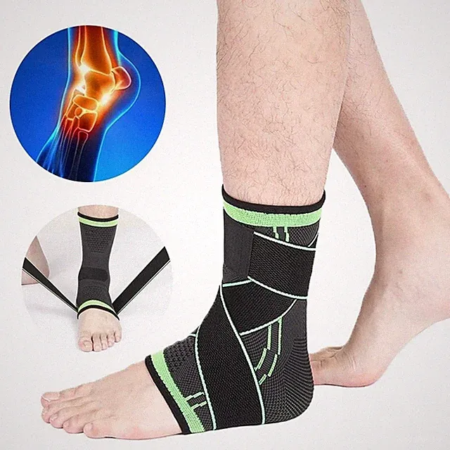 Men Women Adjustable Ankle Support Compression Ankle Brace Sports Protector Gear