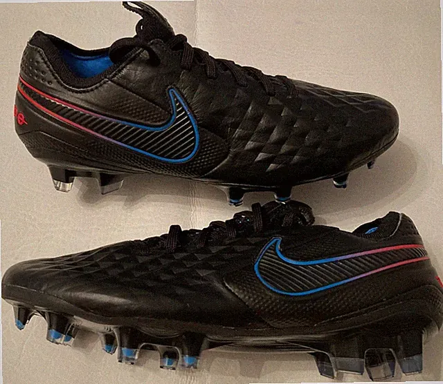 Mens 4/ Womens 5.5 Nike Tiempo Legend 8 Elite FG Black Soccer Cleats AT5293-090