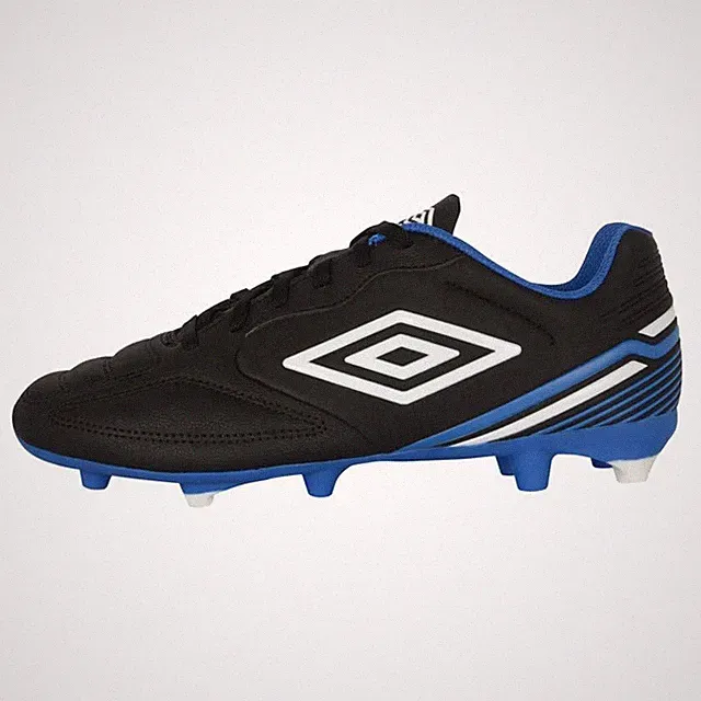 Mens Classico 13 FG Soccer Cleat, Black/White/Royal, 9.5