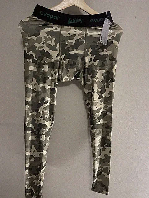 Mens Eastbay vapor Camouflage Spandex Tights Compression Pants, Size Medium