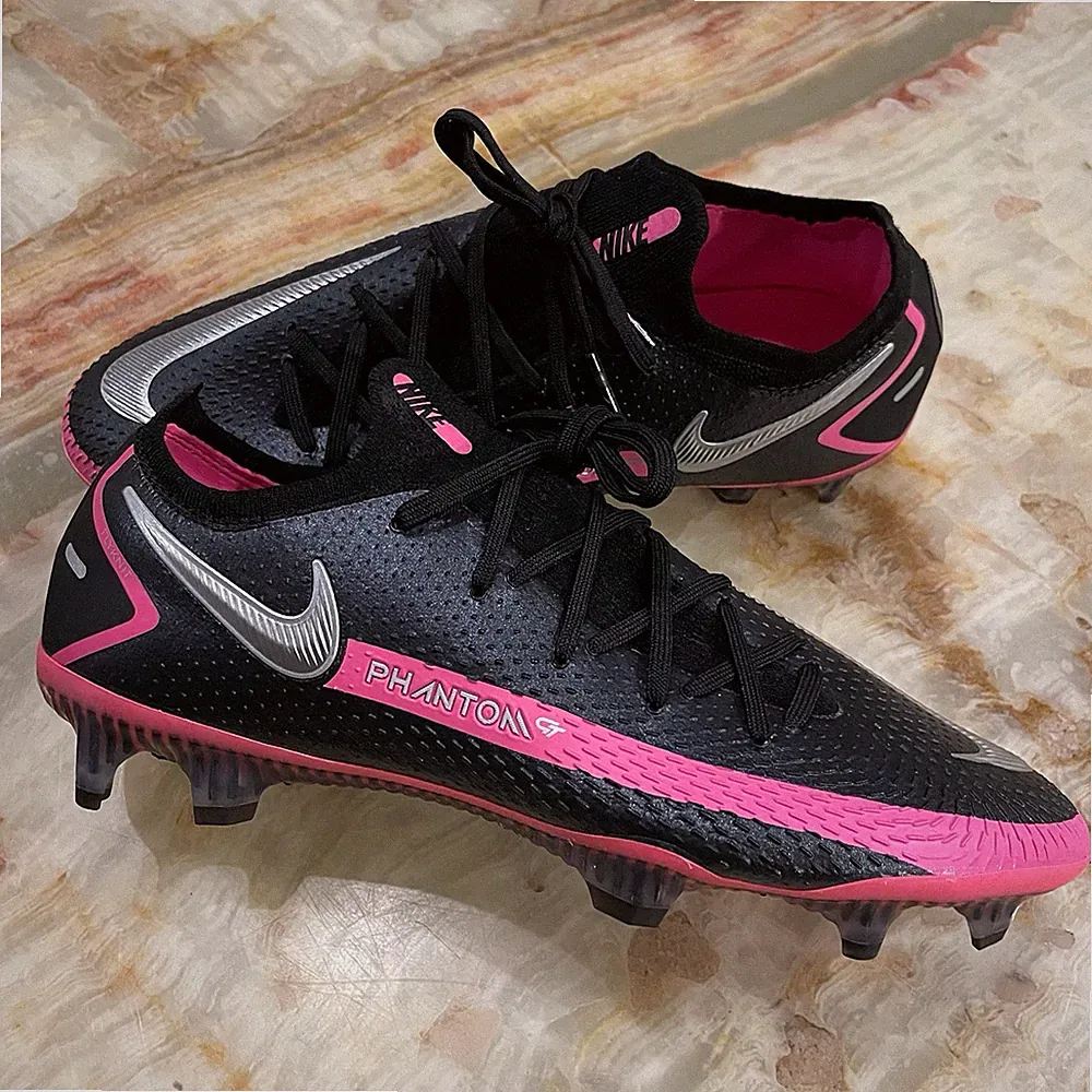 Mens Nike Phantom Gt Elite ACC Black / Pink FG Soccer Cleats Sz: 7 M - 8.5 W