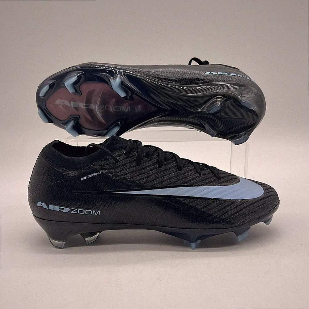 Mens Size 10.5 Air Zoom Vapor 16 Elite FG Black Ice Soccer Cleats FQ1457 001 NEW