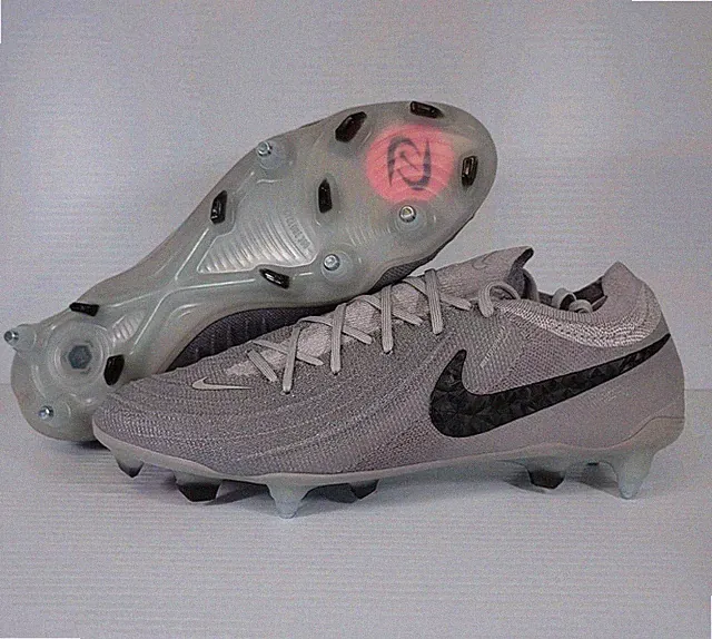 Mens Size 10 Nike Phantom GX II Elite SG Pro AC P Grey Soccer Cleats HF4356-001