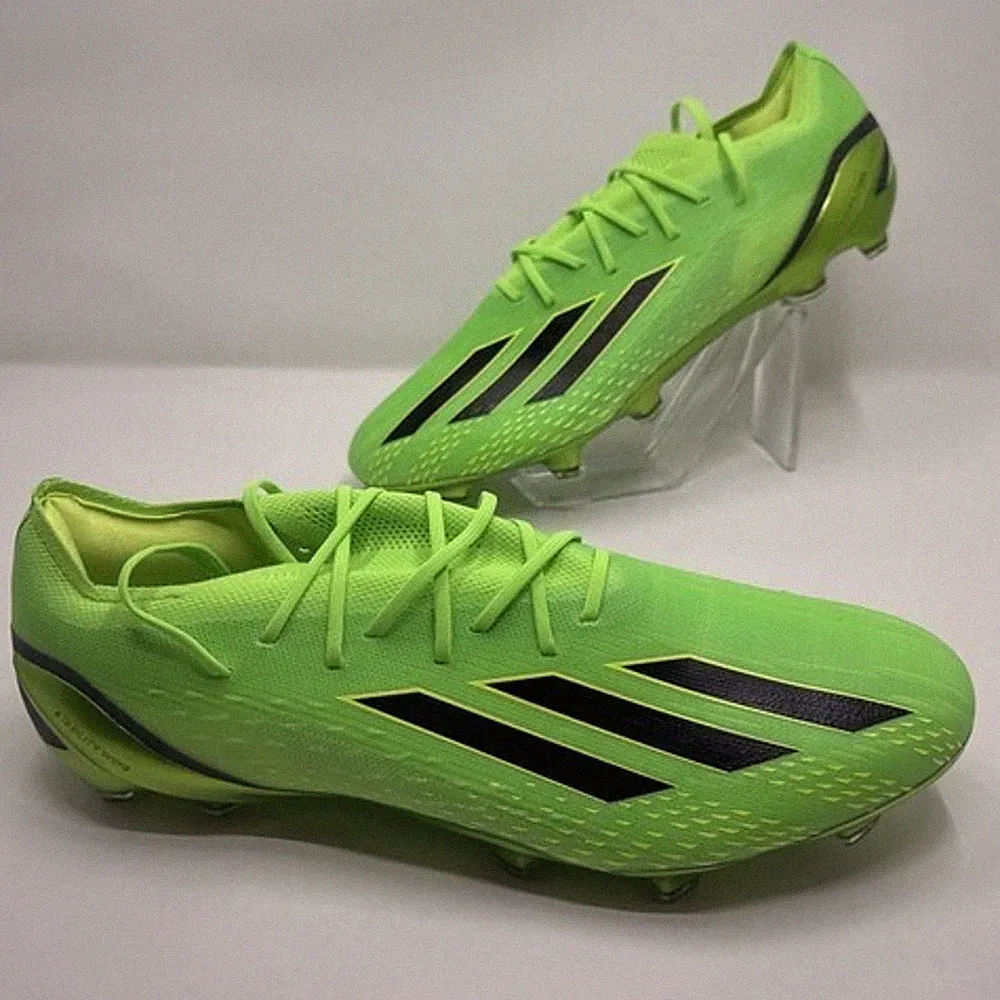 Mens Size 11.5 Adidas X Speedportal.1 FG Solar Green GW8426 Soccer Cleats