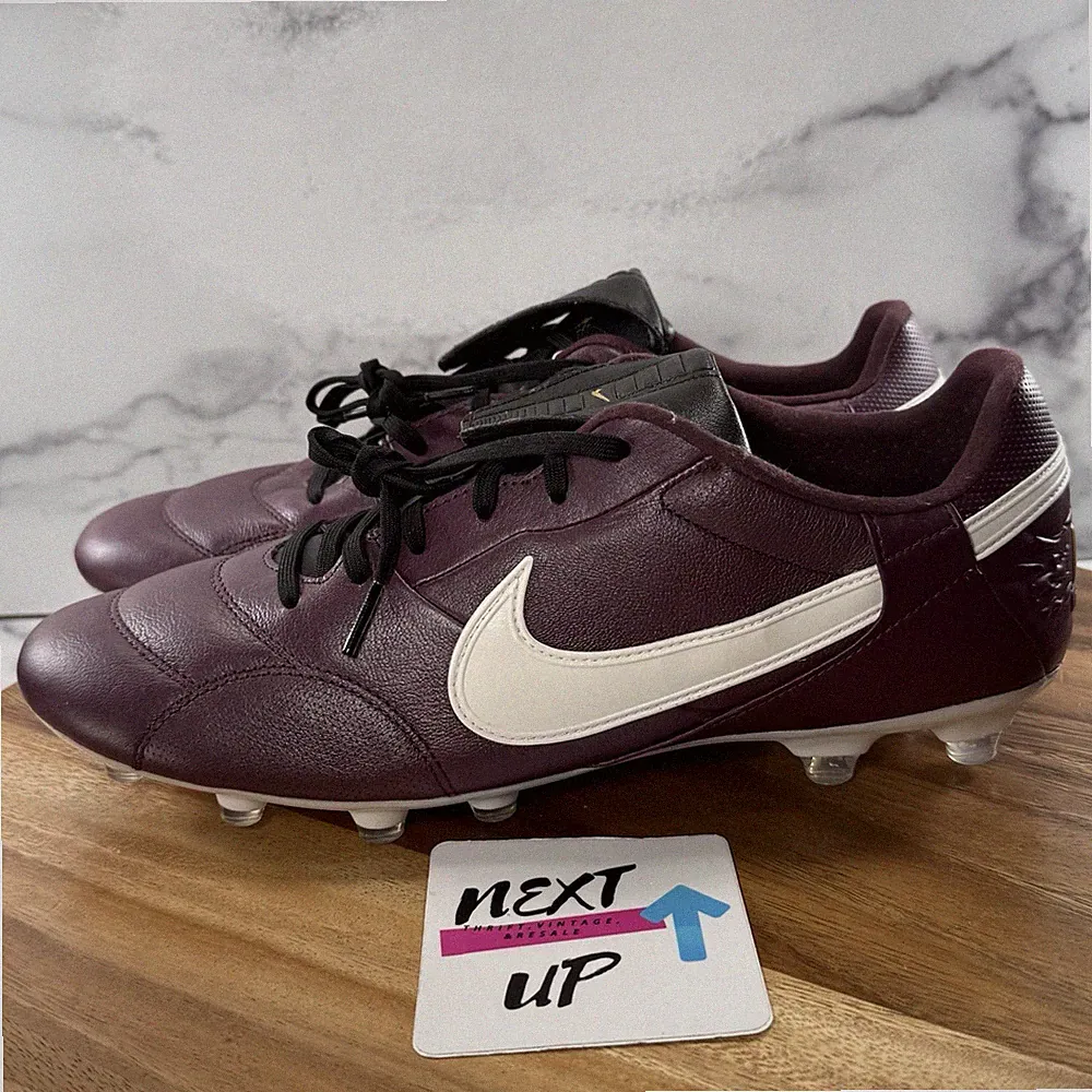 Mens size 11.5-Nike Premier 3 FG Merlot Black Sail Soccer Cleats nby HM0265-602