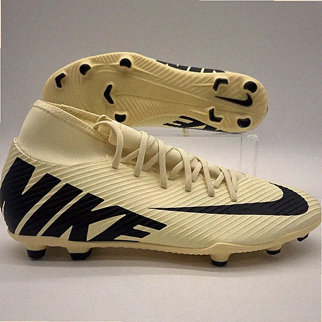 Mens Size 11.5 Nike Superfly 9 Club FG Lemonade Black Soccer Cleats DJ5961 700