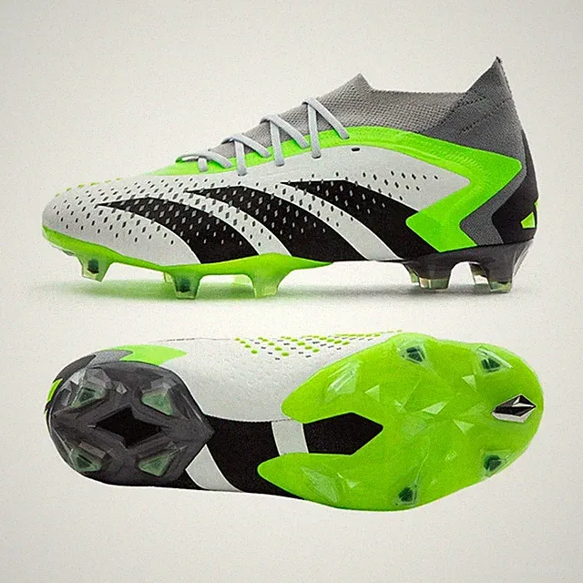 Mens Size 11 Adidas Predator Accuracy.1 FG White Volt Soccer Cleat GZ0035 NEW