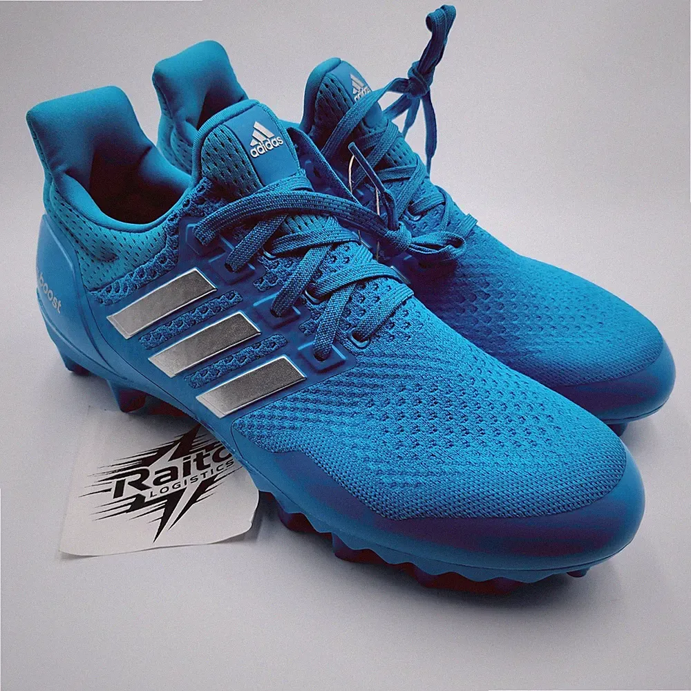 Mens Size 11 Adidas Soccer Cleats Ultraboost Athletic Solar Blue Silver JP7412