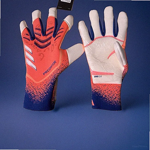 Mens Size 12 Adidas Goalkeeper Gloves Predator Pro Hybrid Signal Coral JN5364