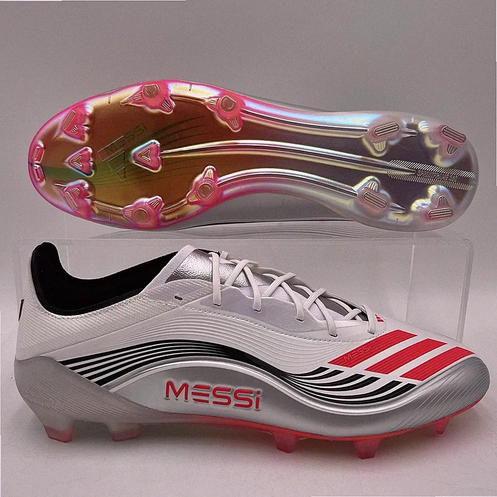 Mens Size 13 Adidas F50 Messi Elite FG White Red Soccer Cleats JP5593 NEW