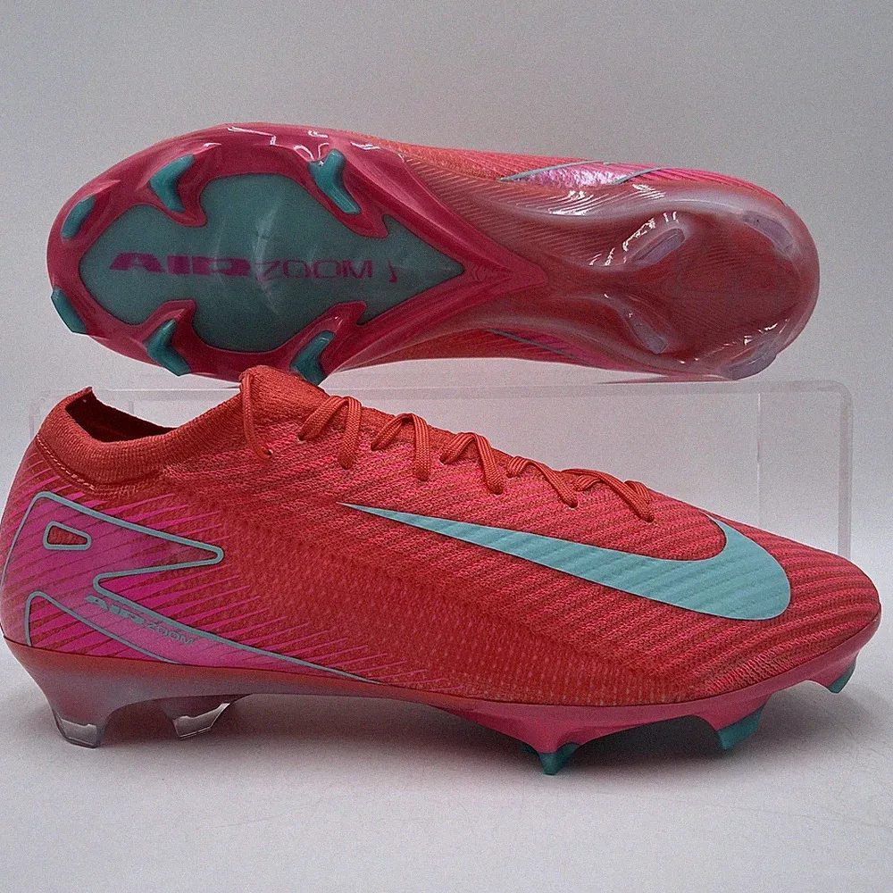 Mens Size 13 Nike ZM Vapor 16 Elite FG Ember Glow Pink Soccer Cleats FQ1457 800