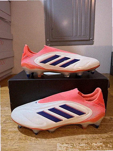 Mens Size 9-Adidas Copa Pure 3 Elite Laceless Soft Ground Soccer Cleats JR2825