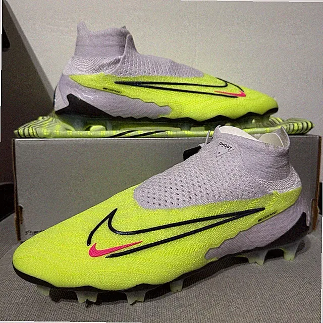 Mens Size 7 -Nike Phantom GX Elite DF FG Barely Volt DC9969 705 Soccer Cleats