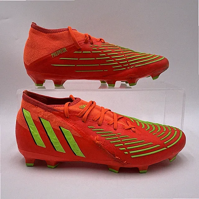 Mens Size 9.5 Adidas Predator Edge.2 FG Orange Soccer Cleat GW1009