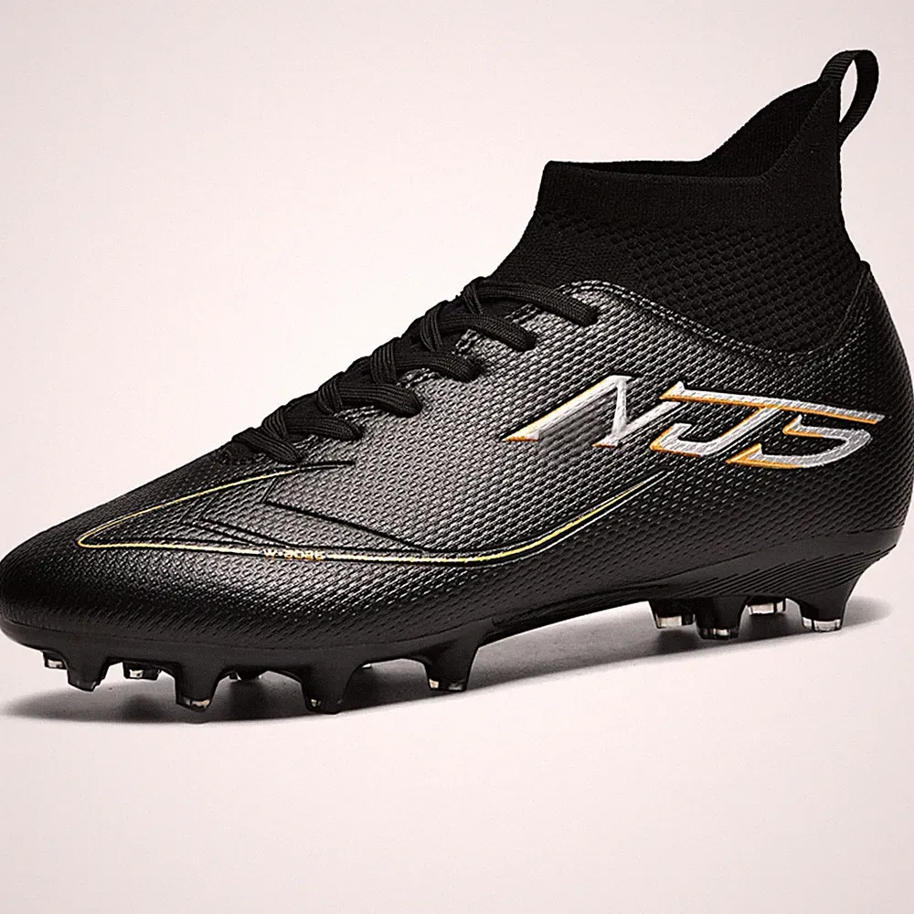 Mens Soccer Cleats Outdoor Professional Training Turf Football Boots Lightwei...
