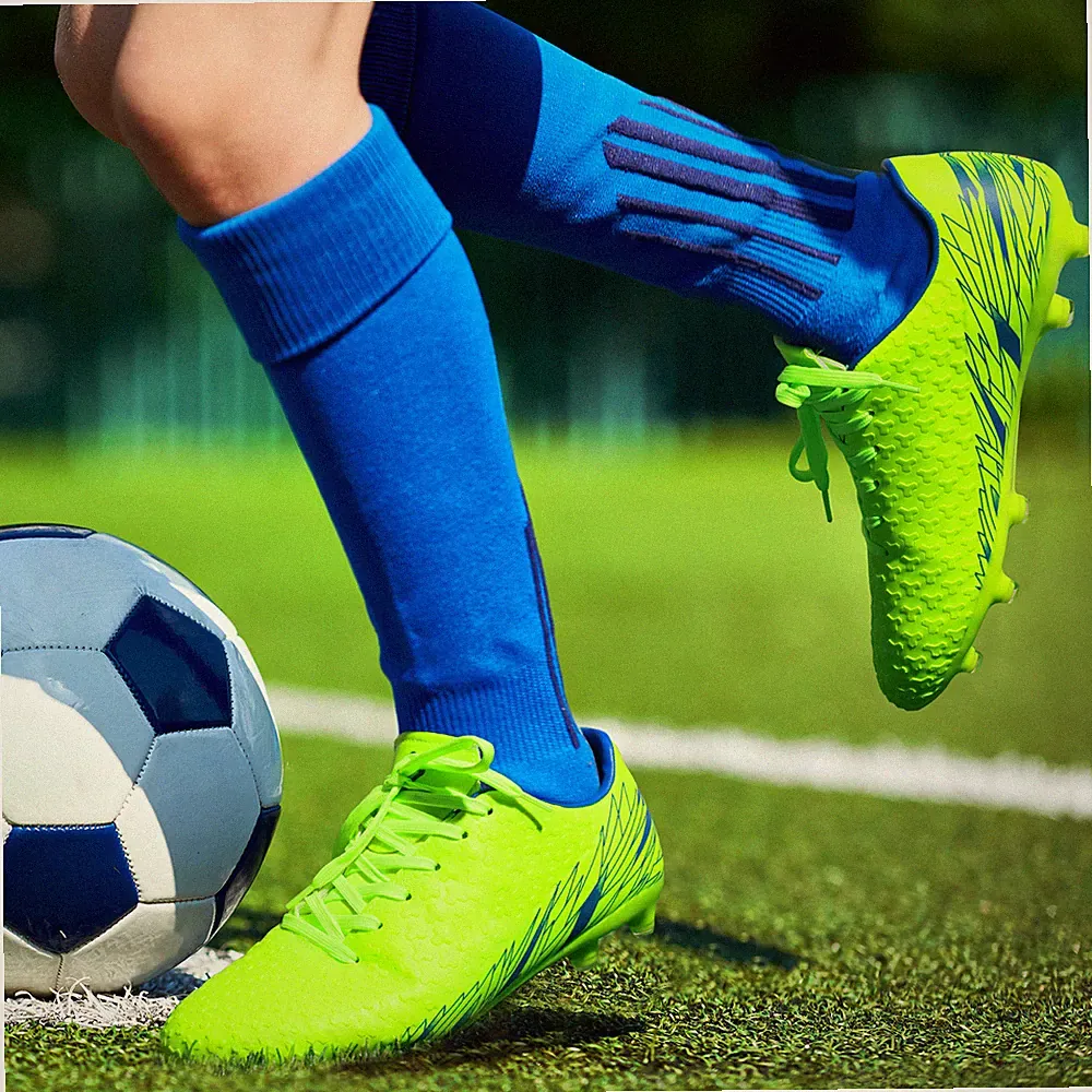Mens Soccer Shoes Lightweight Firm Ground Soccer Cleats Football Shoes US