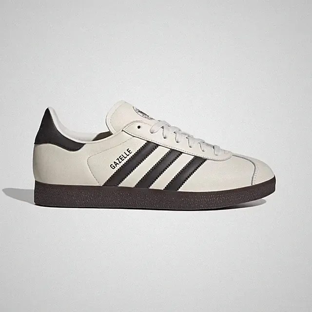 Mens Sz 10 Adidas Gazelle Germany Deutschland Off-White Shoes ID3719 NEW
