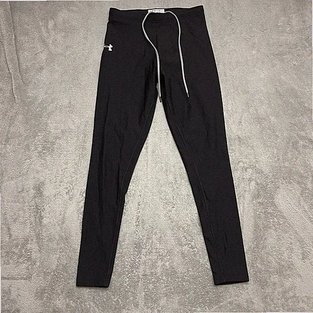 Mens Vintage Under Armour Spandex Tights Compression Pants Black M Cold gear