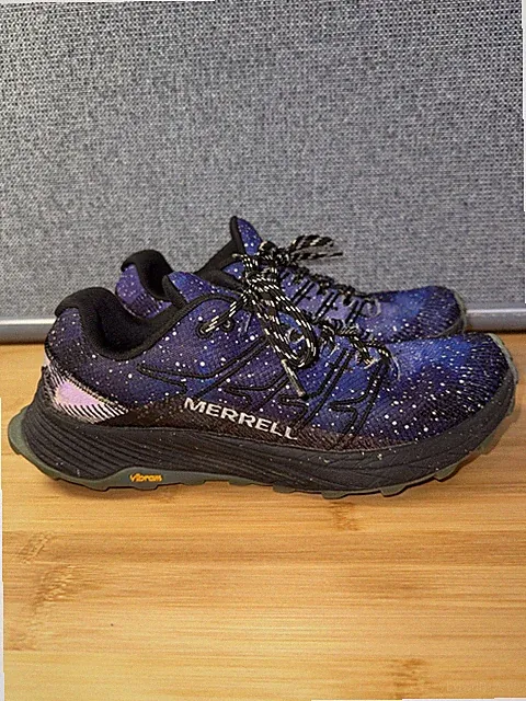 Merrell Moab Flight Galaxy Trail Running Purple Women's 9.5 RARE EU 40.5 Vibram