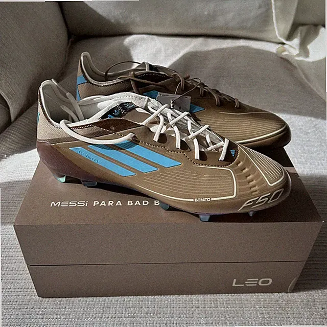 Messi Bad Bunny Adidas F50 Elite Firm Ground Cleats Size 9