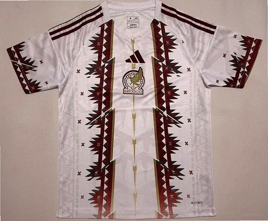 Mexico Camouflage White and Brown Mens Soccer 2026 Jersey