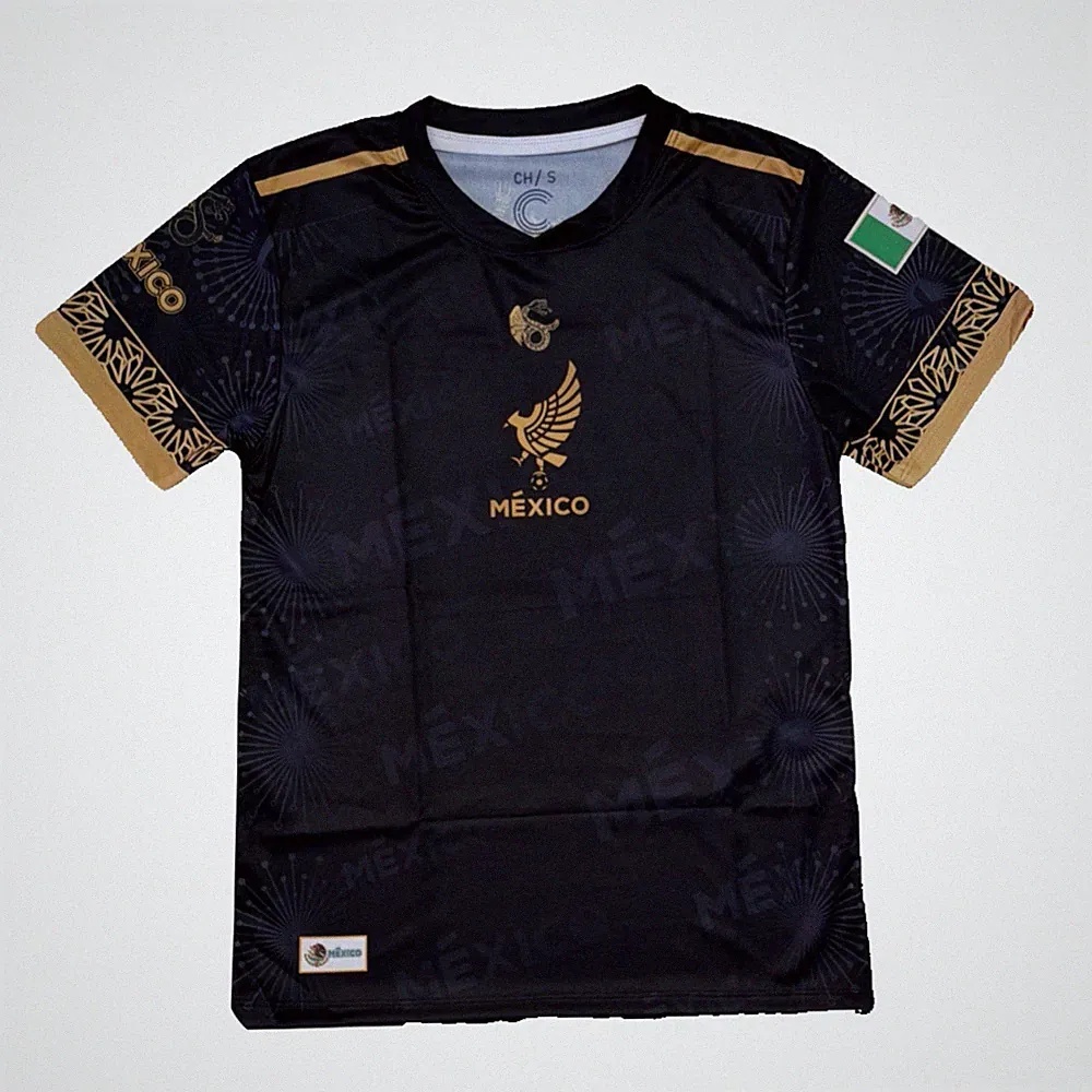 Mexico Jersey 2025 Unisex Black/Gold