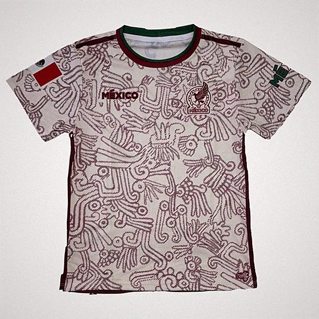 Mexico Jersey Unisex Baige Color
