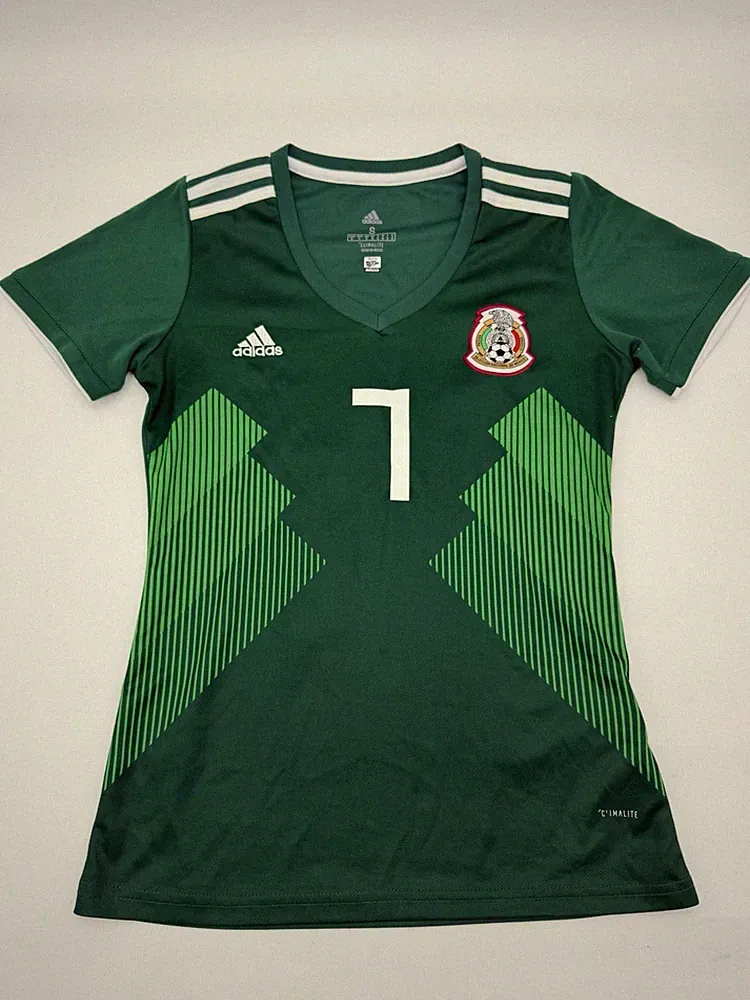 Mexico National Team Soccer Jersey Women’s Small Adidas Climalite #7 Yadira D