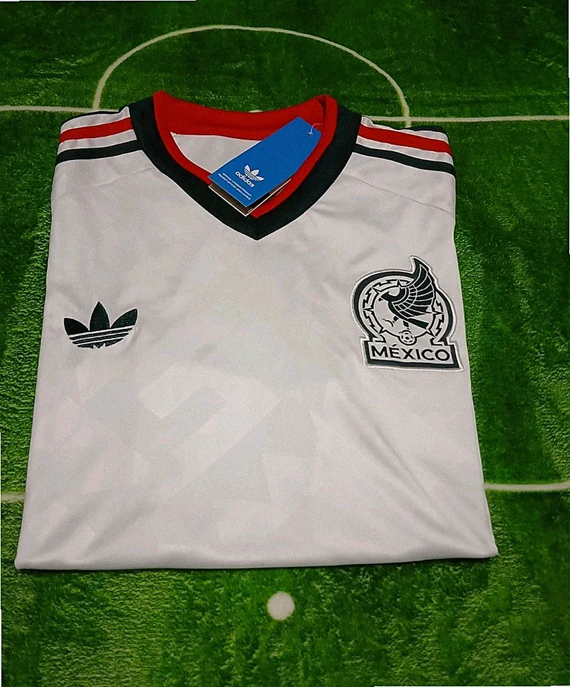 Mexico Soccer Jersey White Color 4XL Size For Adults