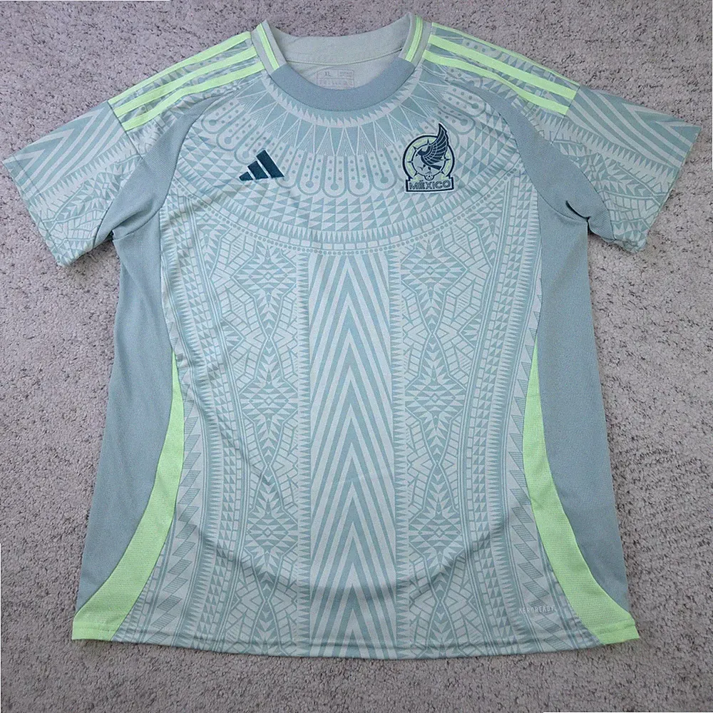 Mexico Soccer Jersey Womens Size XL Adidas 2024 Away Football Top Kit Futbol GUC