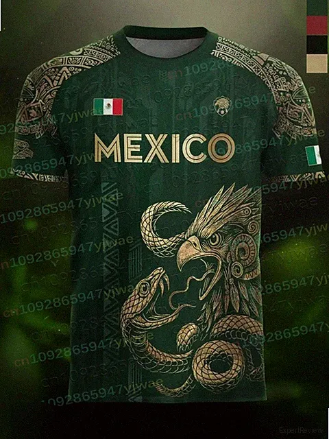 Mexico Special Youth Football Jersey Mens Women Casual Sport Breathable Top for
