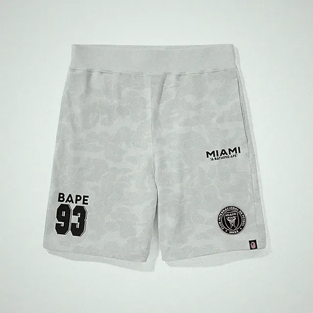Miami Soccer Club Camo Print 93 Graphic Casual Sports Sweat Shorts