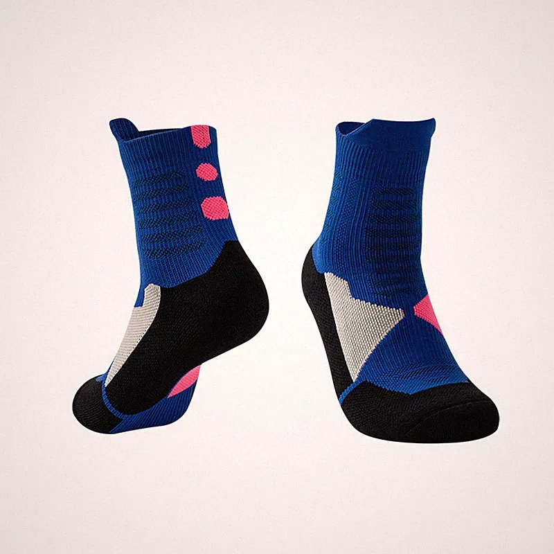 Mid Calf Towel Socks Practical Basketball Sports Elite Training Socks