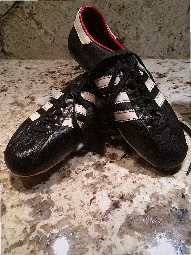 MINT Vintage RARE Adidas Uwe 1540 Sz4 Football Soccer Cleats Boots Germany 1979