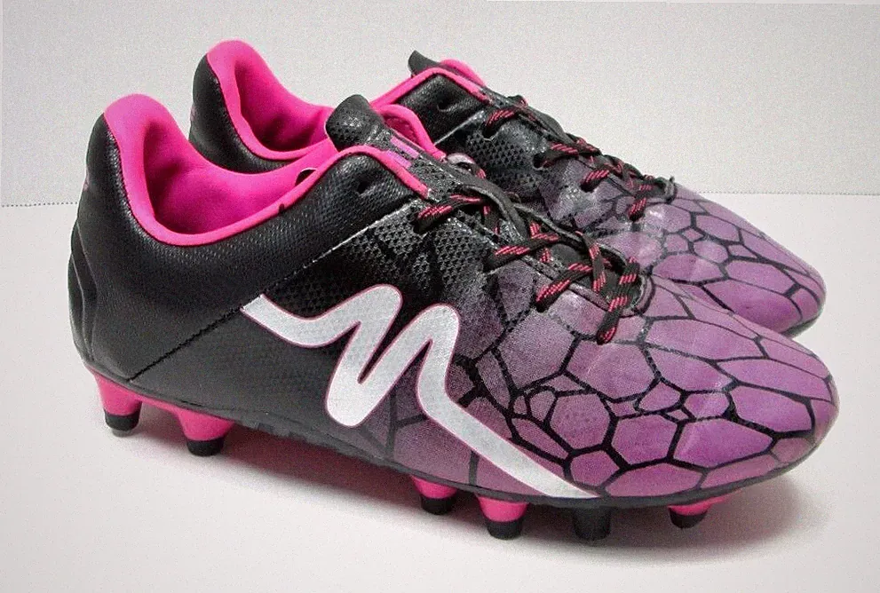 Mitre England Firm Ground Purple Soccer Cleats Youth Size US 4 / EUR 36