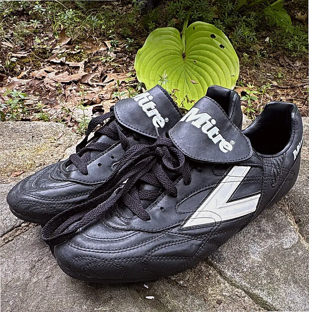 Mitre Soccer Cleats Shoes - Black - US Size 10.5