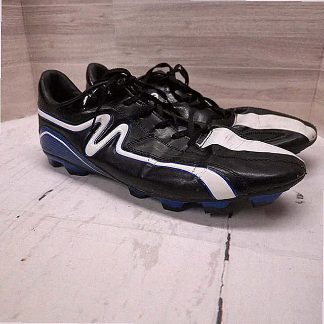 Mitre Velocity men's soccer and football cleats black/blue 12