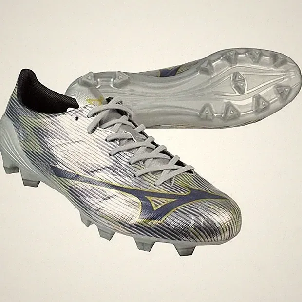 MIZUNO ALPHA 2 PRO Galaxy Silver P1GA256404 Soccer Cleats US6-10H w/Box New