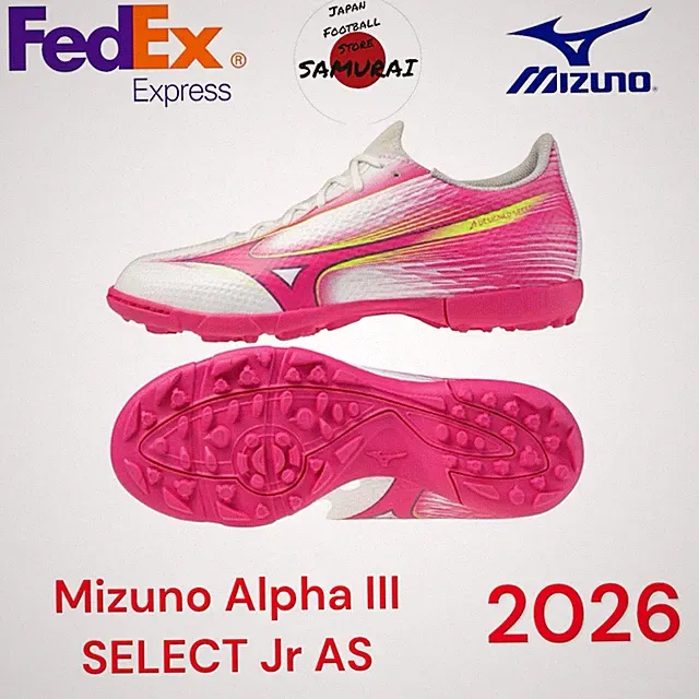 Mizuno Alpha 3 SELECT Jr AS P1GE2665 Soccer Cleat authentic