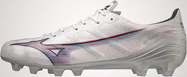 Mizuno Alpha ELITE P1GA2362 09 Soccer Cleats White/Ignition Red/Blue Men's NEW!