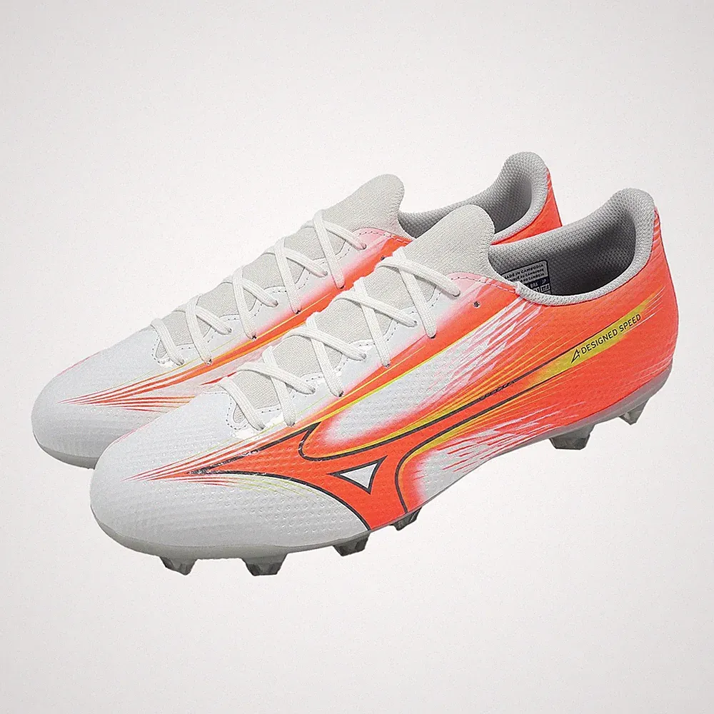 Mizuno Alpha III 3 Select Wide Orange White Men Soccer Cleats Shoes P1GA2665-54