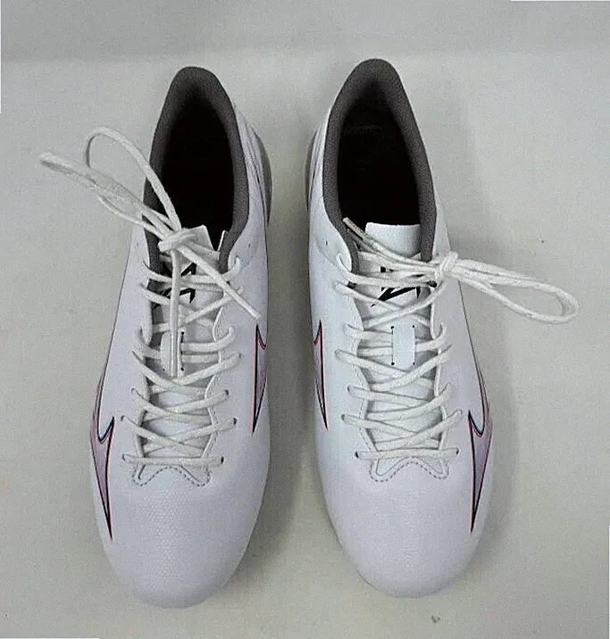 MIZUNO ' ALPHA SELECT WHITE ' FG SOCCER CLEATS ' WOMENS 6.5 '