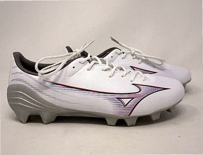 MIZUNO ' ALPHA SELECT WHITE ' FG SOCCER CLEATS ' WOMENS SIZE 7.5 '